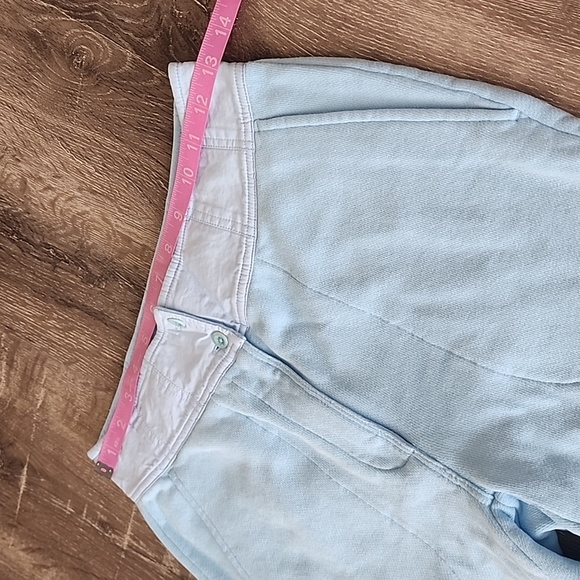 NEW! Something Navy Bridget Button Waist Sweatpants in Sky Blue XS - Picture 6 of 12